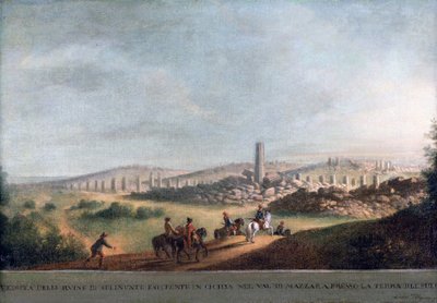 Ruines à Selinunte - Luigi Mayer